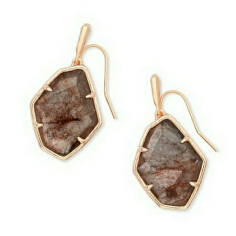 Kendra Scott Dax Earrings in Sable Mica